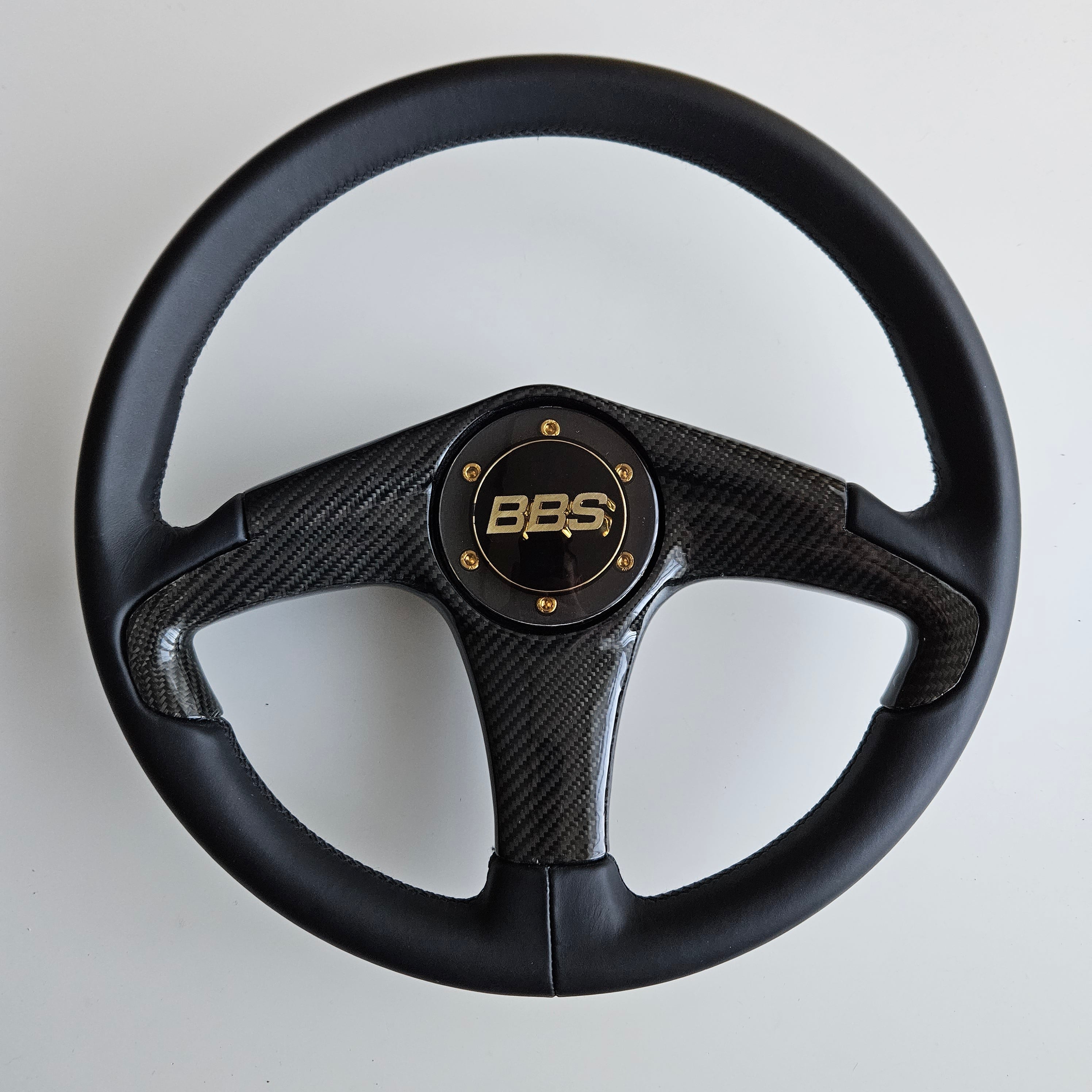 BBS Three Spoke Steering Wheel With Real Carbon Center Best VW Parts