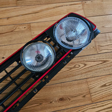 Load image into Gallery viewer, Complete Golf Mk2 GTI Quad Round Red Stripe Grill