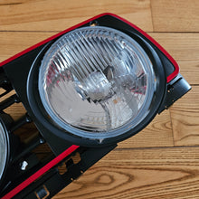 Load image into Gallery viewer, Complete Golf Mk2 GTI Quad Round Red Stripe Grill