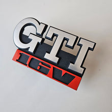 Load image into Gallery viewer, GTI 16V Grill Badge Set Front + Rear Mk2
