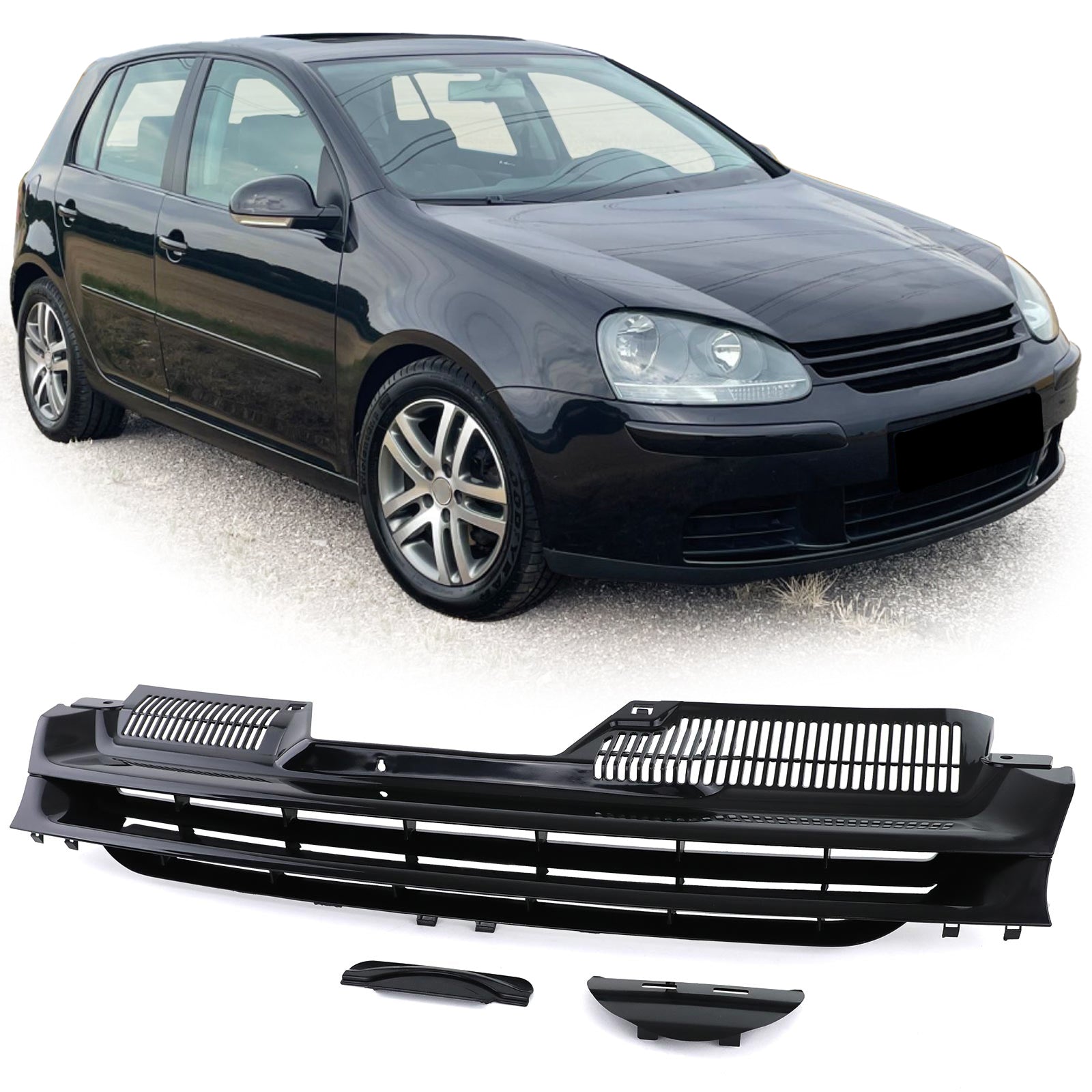 Badgeless Front Grill Golf Mk5