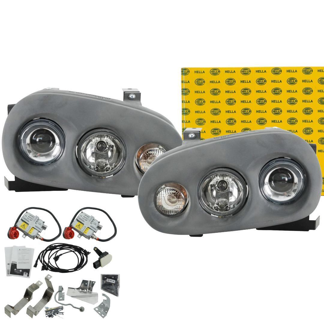Hella ゴルフ4 ヘッドライト 左右セット Hella Projektzwo Xenon Head Light Set Golf Mk4 – Best VW Parts
