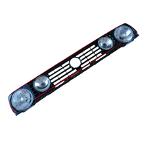 Load image into Gallery viewer, Complete Golf Mk2 GTI Quad Round Red Stripe Grill
