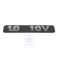 Load image into Gallery viewer, 1.6 16V Engine Cover Badge Golf/Jetta Mk4
