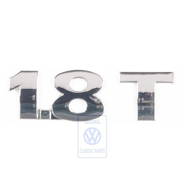 1.8 T Chrome Rear Badge Bora Golf/Jetta Mk4