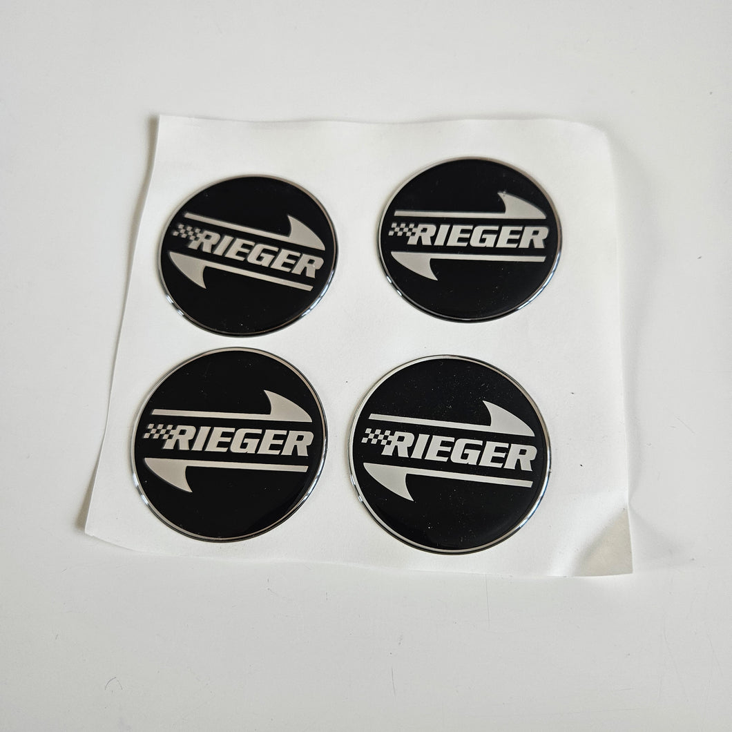 Rieger 3D Wheel Cap Sticker Set