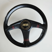 Load image into Gallery viewer, BBS Three Spoke Leather Steering Wheel
