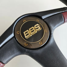 Load image into Gallery viewer, BBS Three Spoke Leather Steering Wheel
