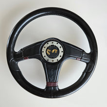 Load image into Gallery viewer, BBS Three Spoke Leather Steering Wheel
