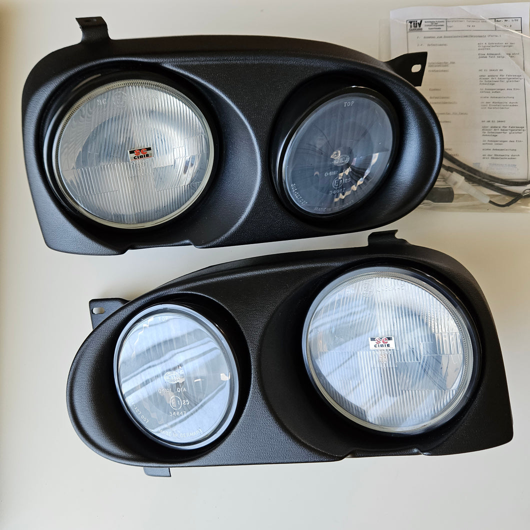 Turnwald Tuning Dual Round Headlight Set Golf Mk3