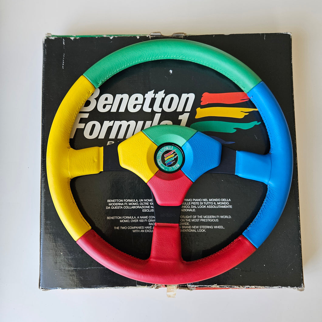 Momo Benetton F1 Multicolor Steering Wheel
