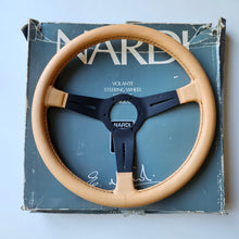 Load image into Gallery viewer, Nardi Beige Leather 1982 Steering Wheel
