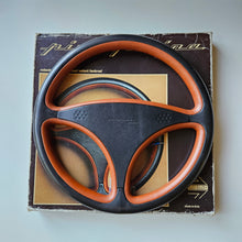 Load image into Gallery viewer, Momo Pininfarina Black/Brown Steering Wheel
