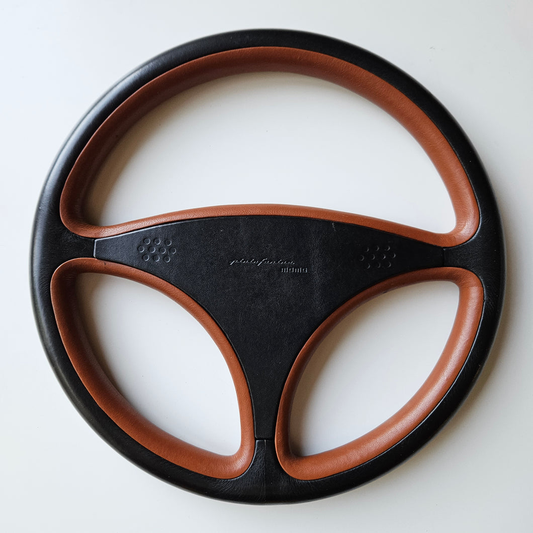 Momo Pininfarina Black/Brown Steering Wheel