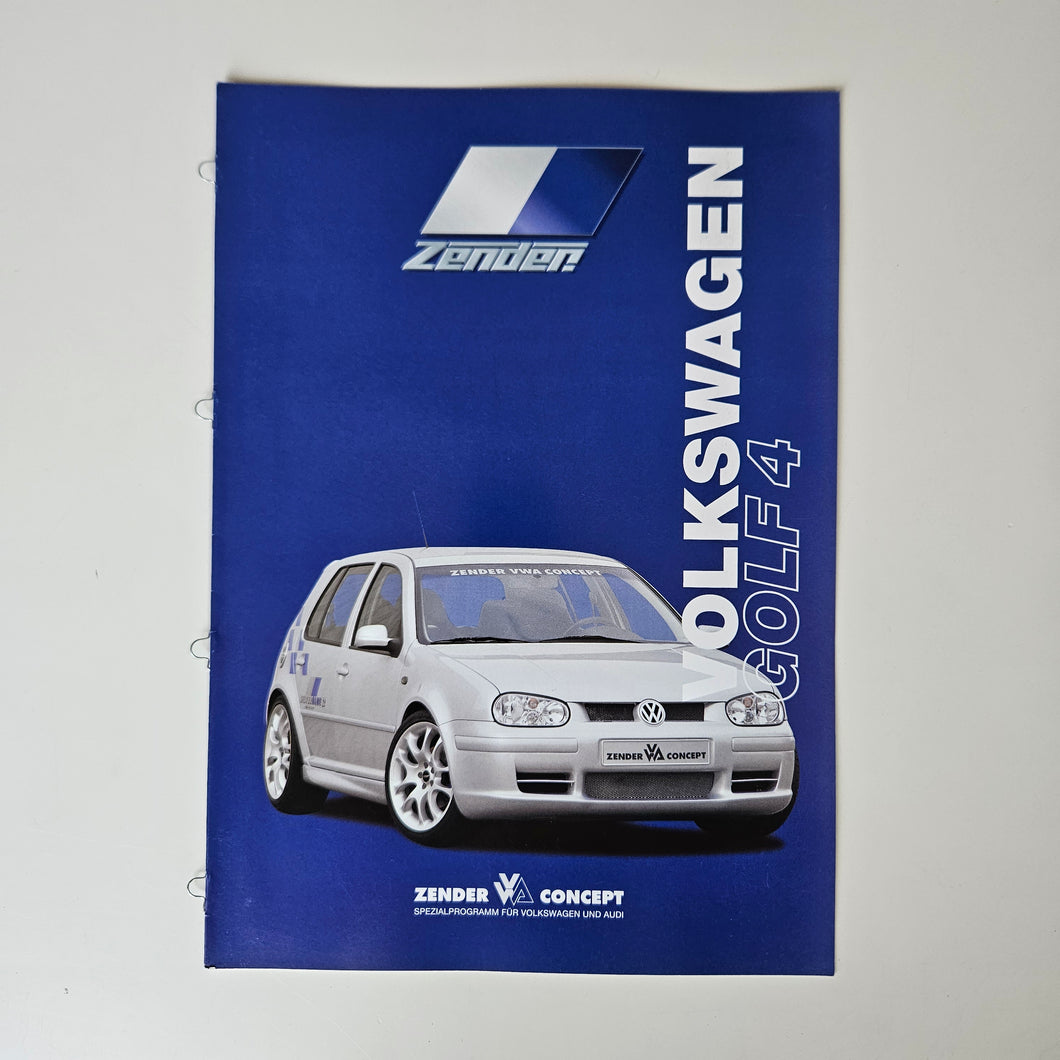 Golf Mk4 Zender Tuning Brochure