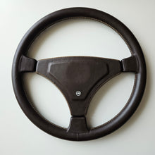 Load image into Gallery viewer, Raid 6 Brown Three Spoke Steering Wheel
