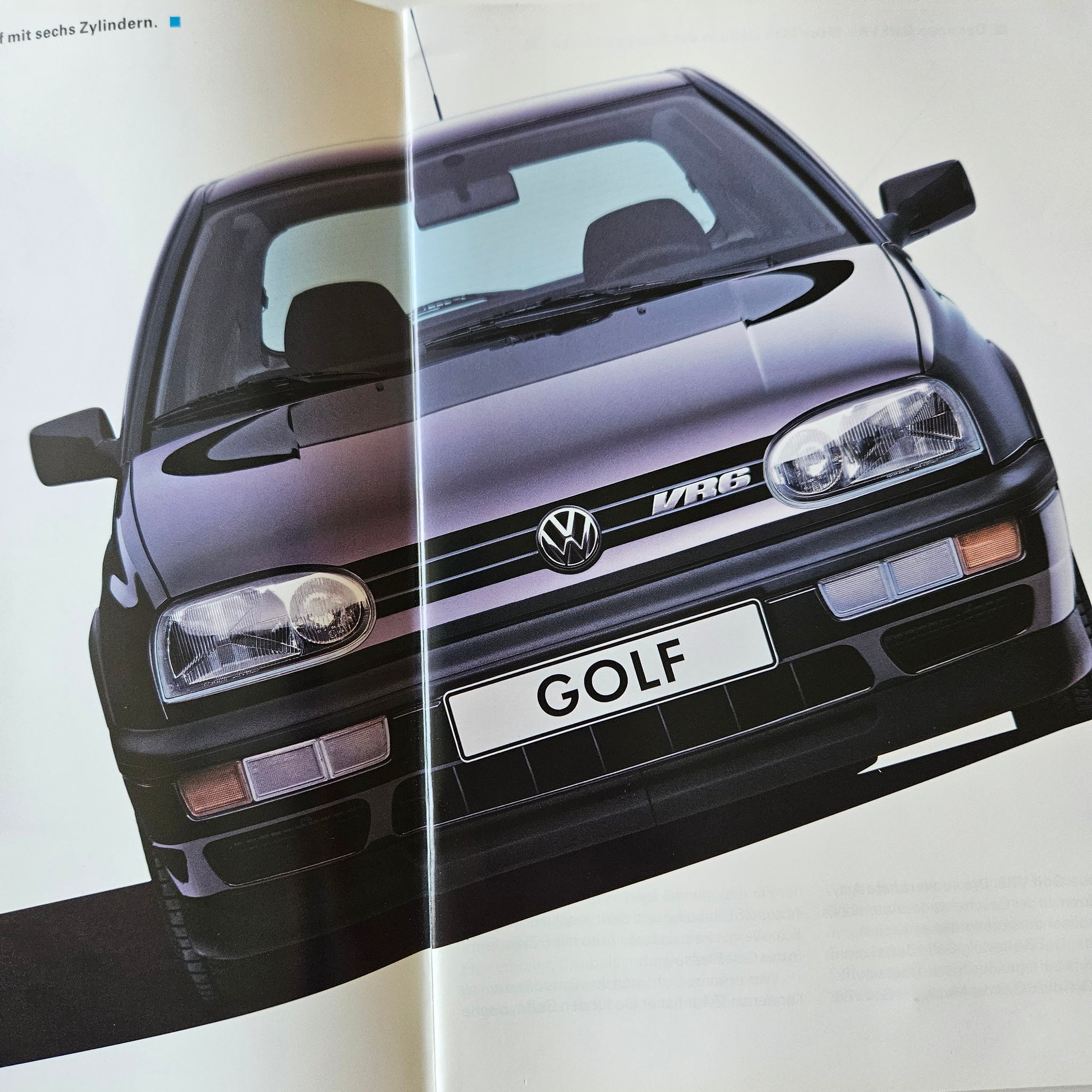 Golf Mk3 VR6 Brochure