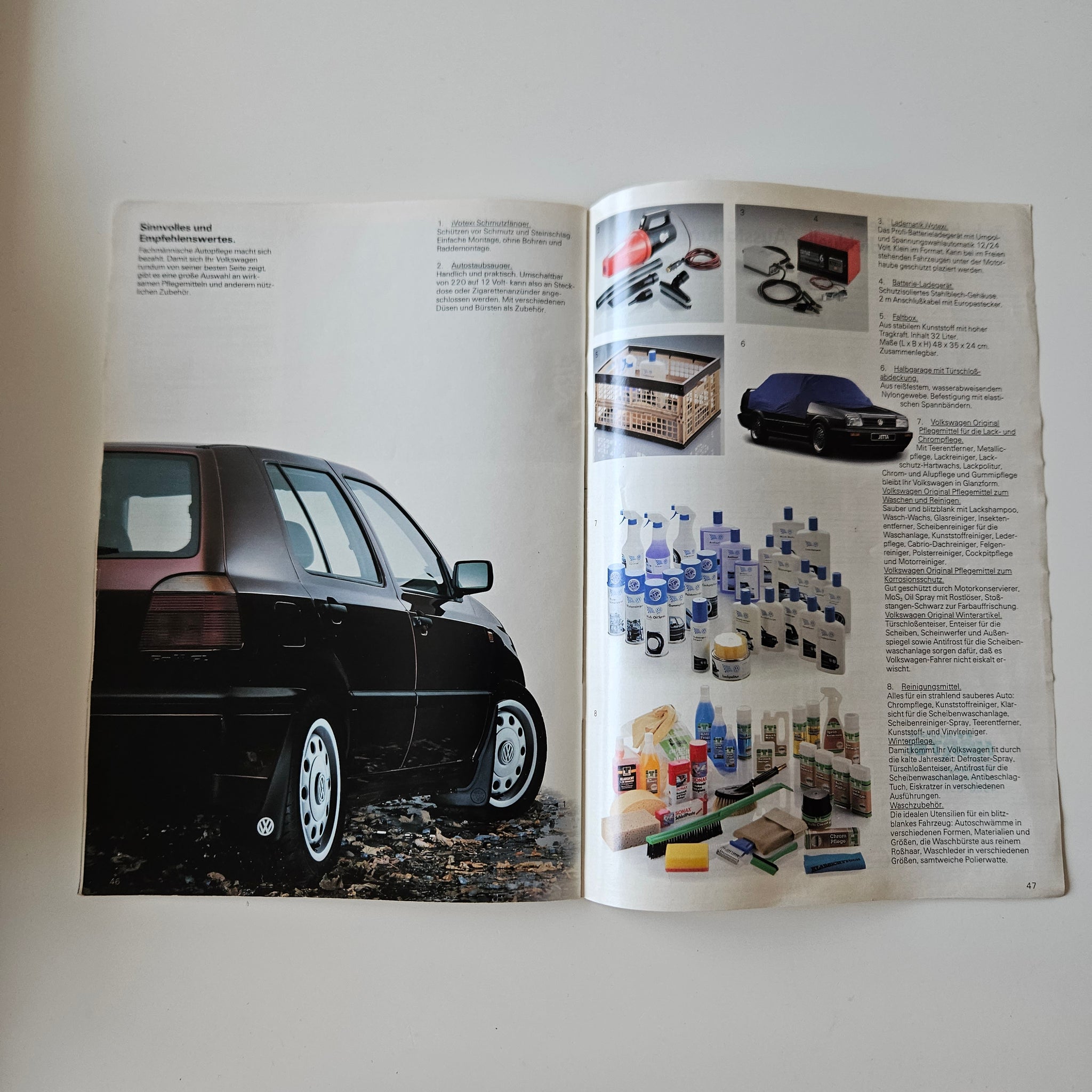 Ark tom Forkæle 1992/93 VW Parts Accessories Brochure – Best VW Parts