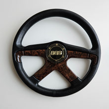 Load image into Gallery viewer, BBS &quot;Briar Wood&quot; Four Spoke Spoke Steering Wheel
