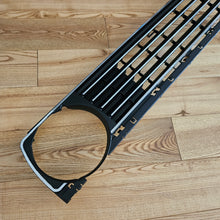Load image into Gallery viewer, Golf Mk2 Badgeless Black And Chrome Stripe Grill

