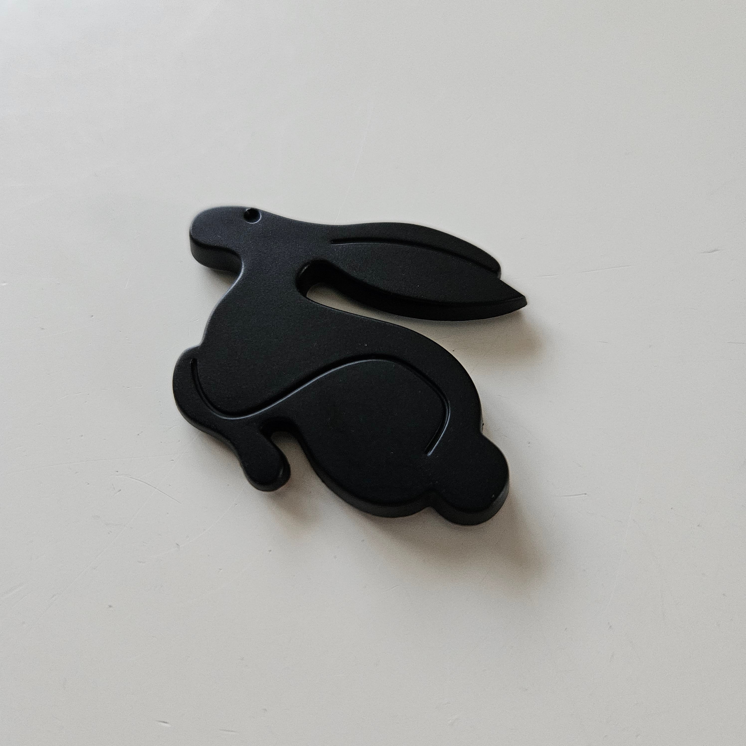 Matt Black Rabbit Badge – Best VW Parts