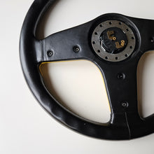 Load image into Gallery viewer, BBS Yellow Designline Three Spoke Steering Wheel
