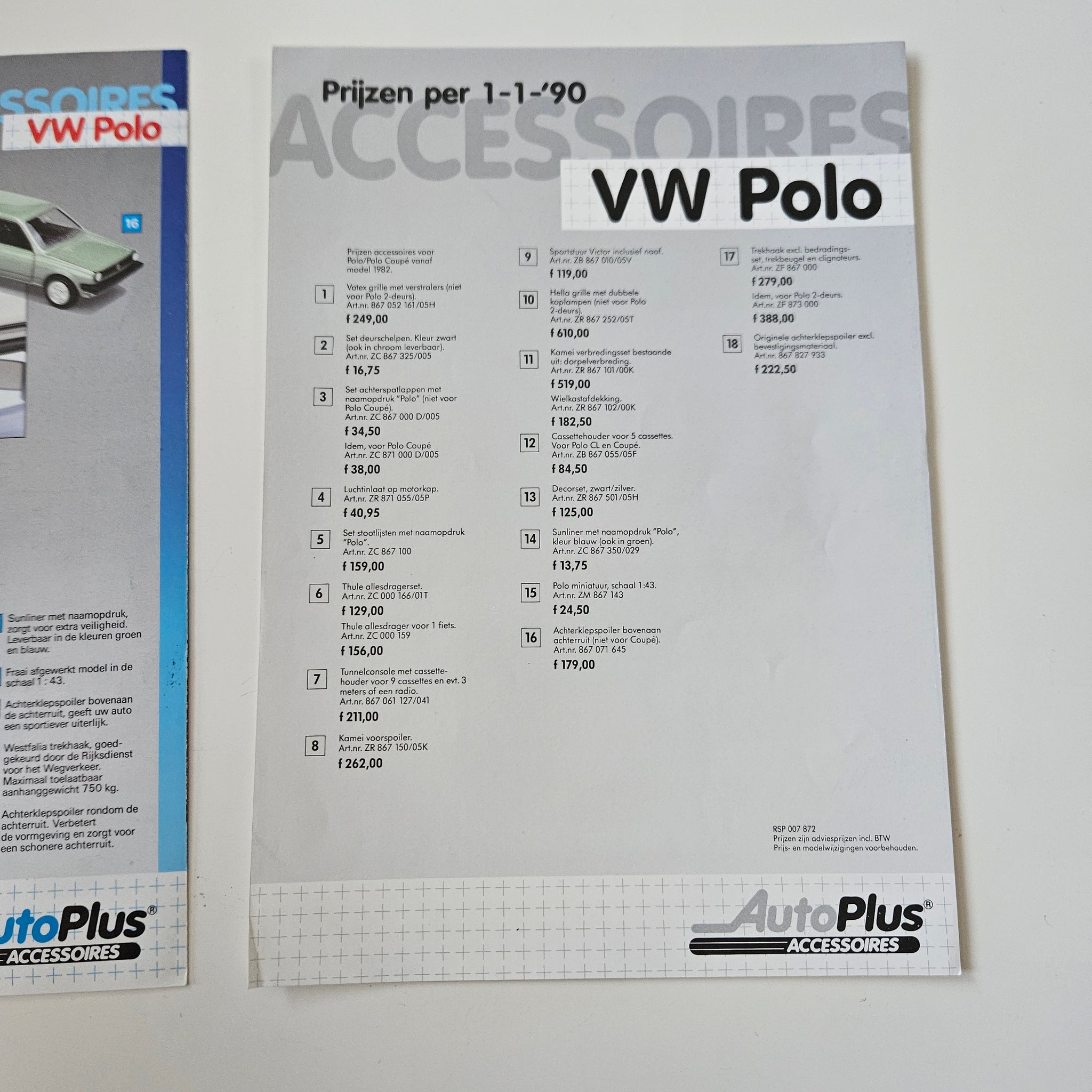 Autoplus Polo Mk2 Parts And Accessories Brochure Best VW Parts