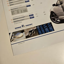 Load image into Gallery viewer, Bora/Jetta Mk4 Zender Tuning Brochure
