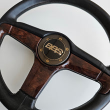 Load image into Gallery viewer, BBS &quot;Briar Wood&quot; Three Spoke Spoke Steering Wheel
