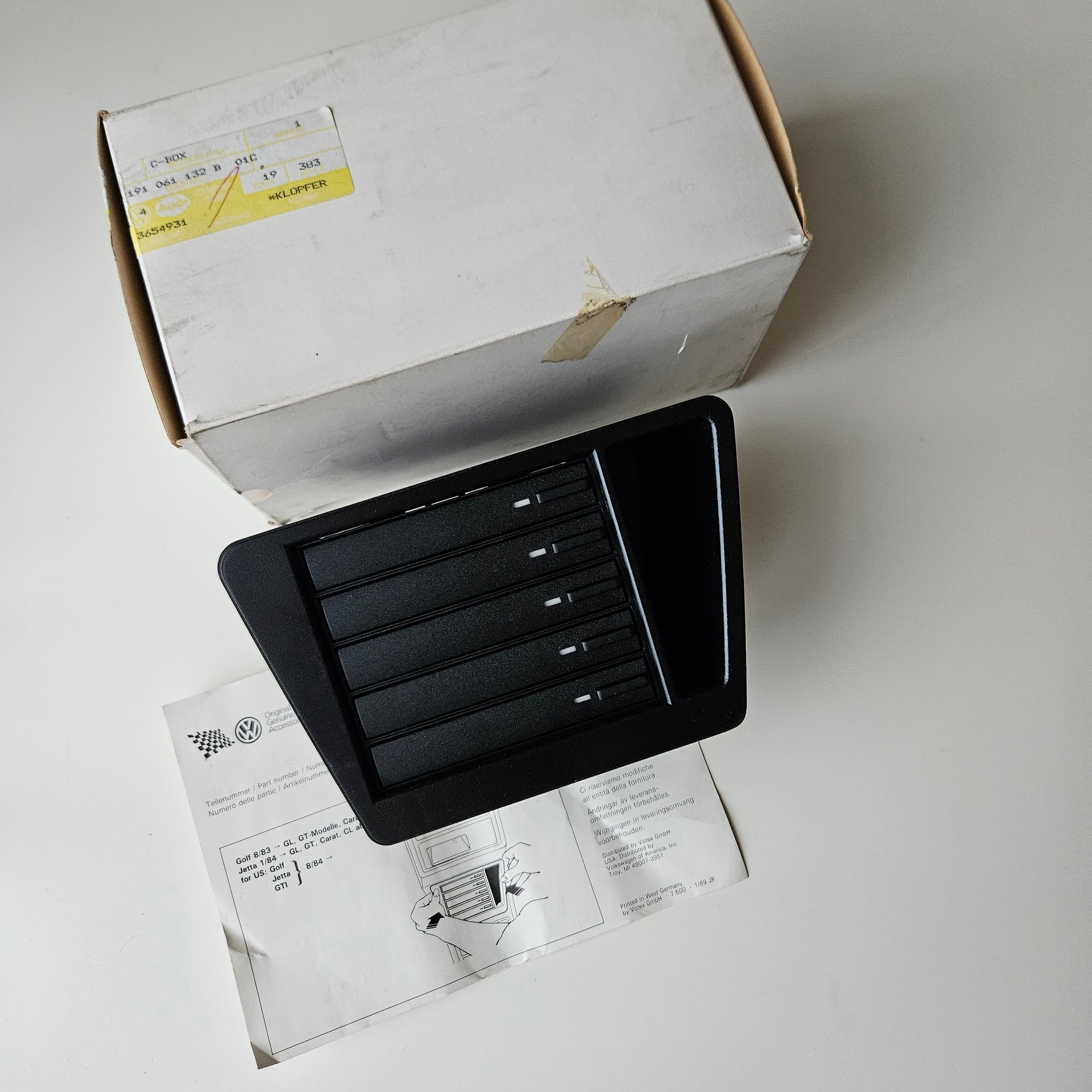 Votex Fischer Box Casette Holder Golf/Jetta Mk2 – Best VW Parts