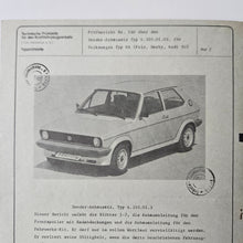 Load image into Gallery viewer, Zender Tuning Polo Mk1 Paperwork
