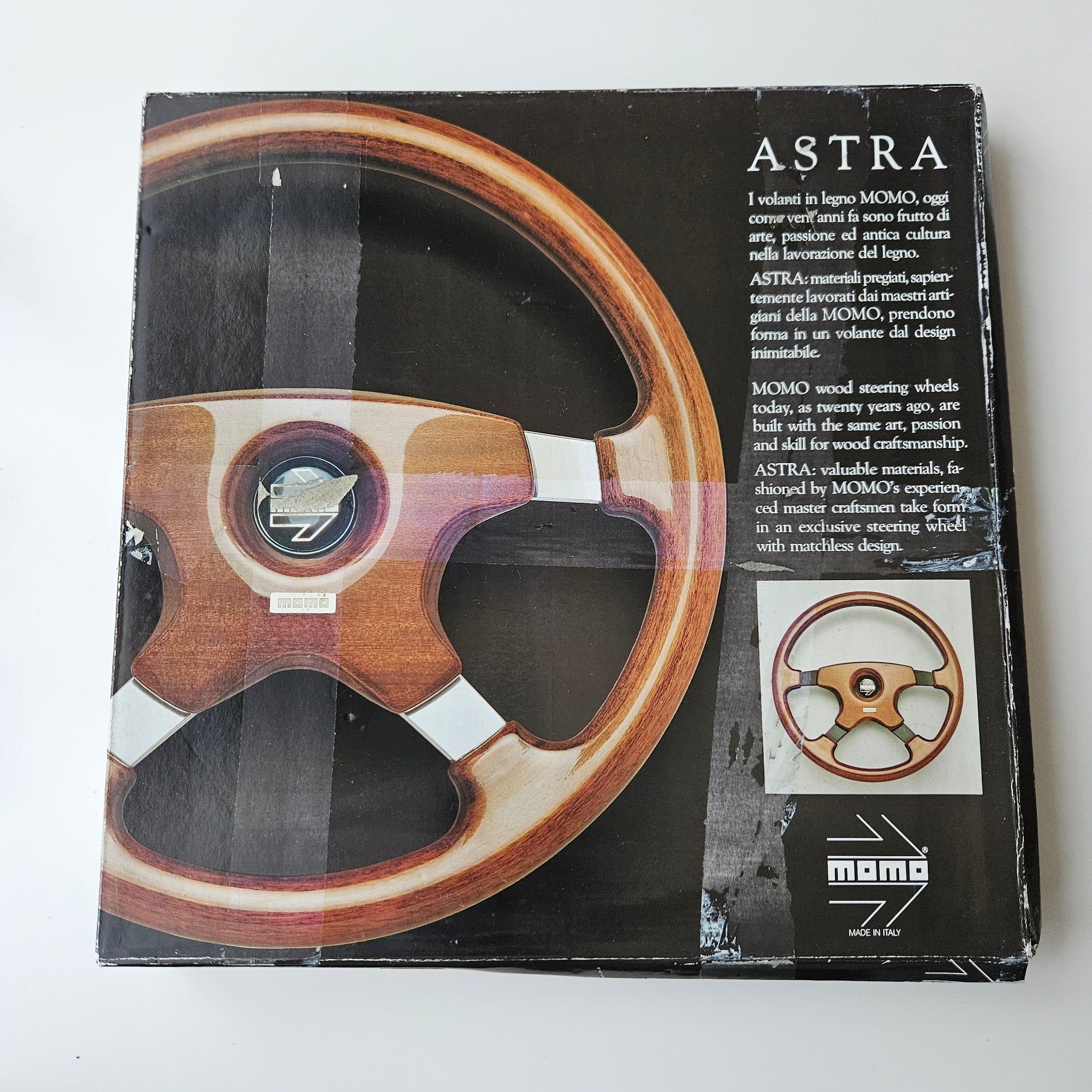 momo ウッドステアリング ASTRA 360mm Yahoo!オークション - momo アストラ ウッドステアリング 36パイ ブラ