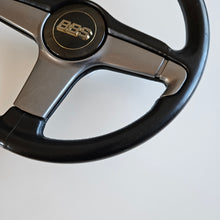 Load image into Gallery viewer, Leather BBS Three Spoke Steering Wheel
