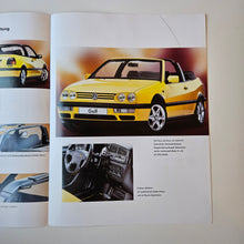 Load image into Gallery viewer, Golf Mk3 Cabriolet Color Concept Brochure
