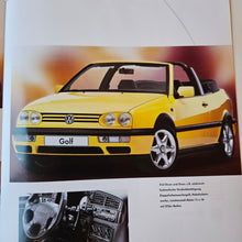 Load image into Gallery viewer, Golf Mk3 Cabriolet Color Concept Brochure
