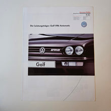 Load image into Gallery viewer, Golf Mk3 VR6 Automatic Brochure
