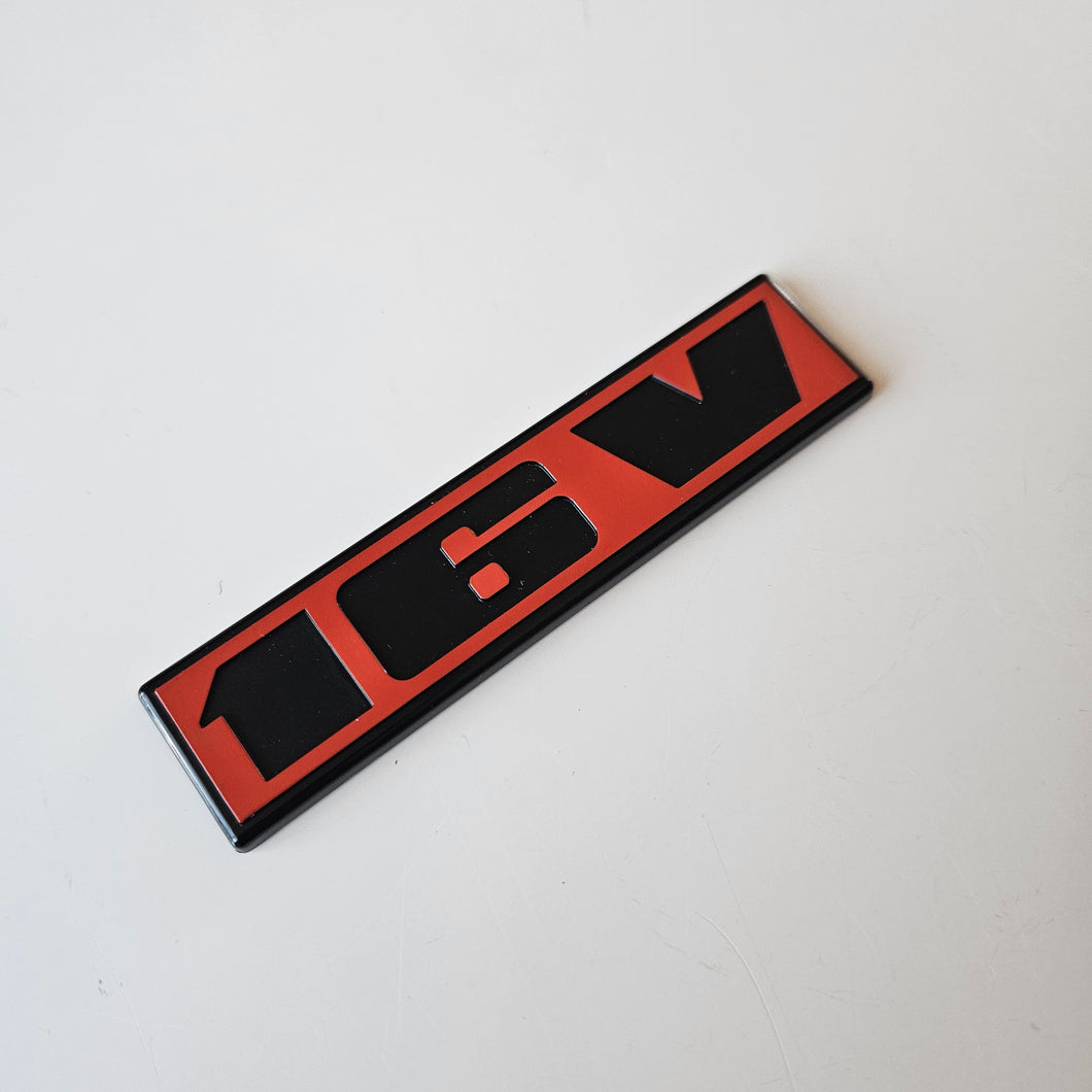 Red 16V Rear Badge Golf/Jetta Mk2