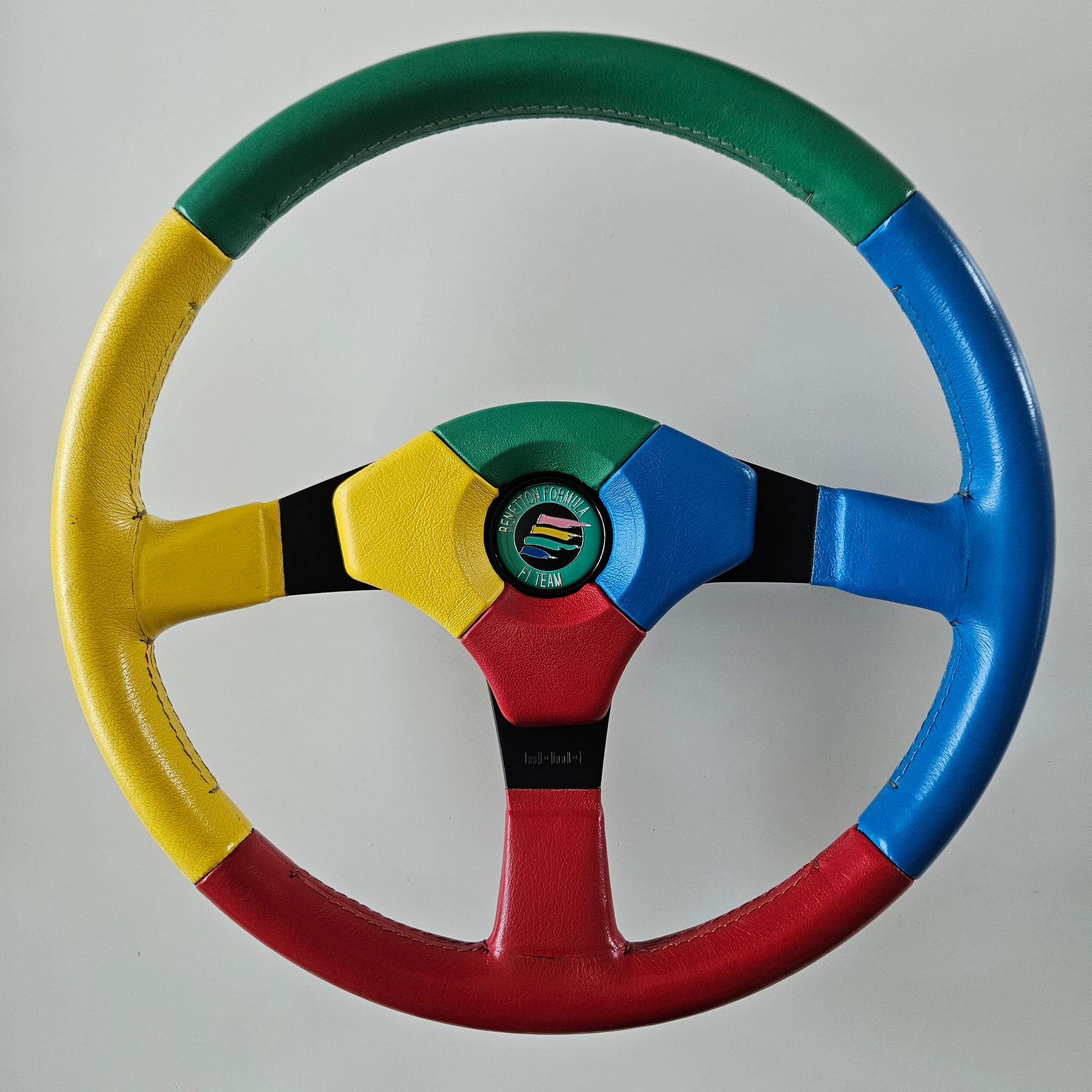 Momo Benetton F1 Multicolor Steering Wheel – Best VW Parts