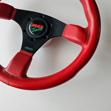 Load image into Gallery viewer, Red Jamex Sport Steering Wheel
