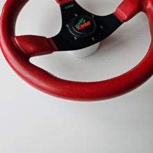 Load image into Gallery viewer, Red Jamex Sport Steering Wheel
