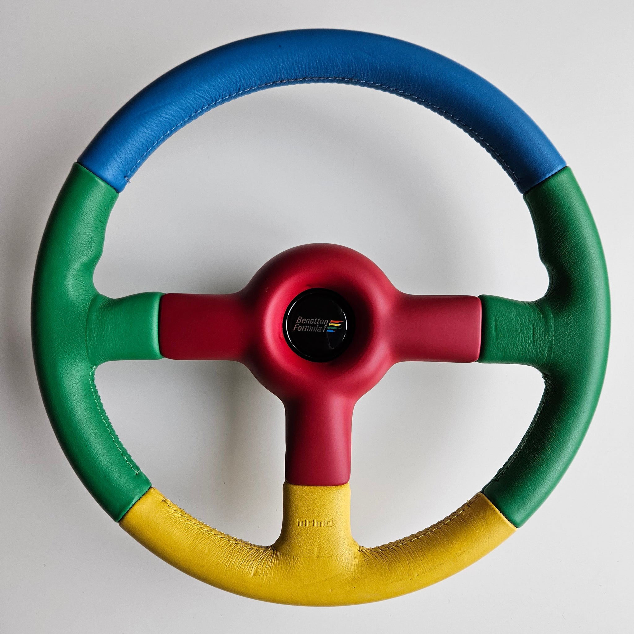Benetton Formula ステアリングホイール Momo Benetton F1 Multicolor Steering Wheel – Best VW Parts