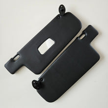 Load image into Gallery viewer, Black Sun Visor Set With Mirror Golf/Jetta Mk1
