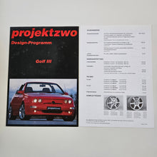 Load image into Gallery viewer, Golf Mk3 Projektzwo Brochure
