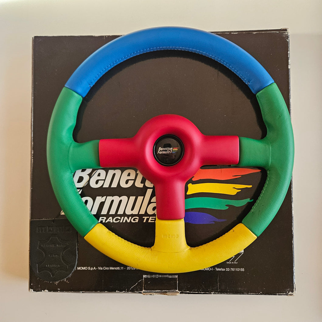 Momo Benetton F1 Multicolor Steering Wheel