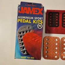 Load image into Gallery viewer, Red JAMEX Motorsport Alu Pedal Set
