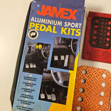 Load image into Gallery viewer, Red JAMEX Motorsport Alu Pedal Set
