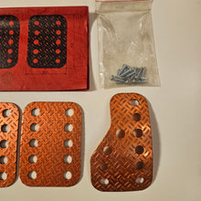 Load image into Gallery viewer, Red JAMEX Motorsport Alu Pedal Set
