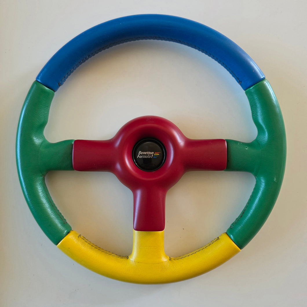Momo Benetton F1 Multicolor Steering Wheel