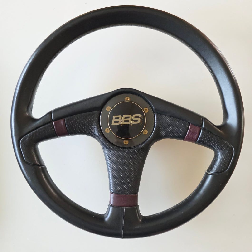 Three Spoke BBS Steering Wheel