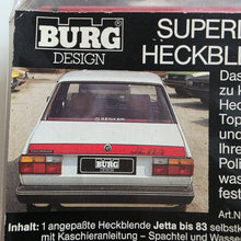 Load image into Gallery viewer, BURG Reflective &quot;JETTA&quot; Trunk Decal Jetta Mk1
